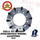 8x6.5 (8x165.1) to 10x285 116.7mm (CHEVROLET/GMC) US MADE Hubcentric Wheel Adapters x 2pcs.