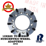 10x225 to 10x285 170.1mm (FORD) US MADE Hubcentric Wheel Adapters x 2pcs.