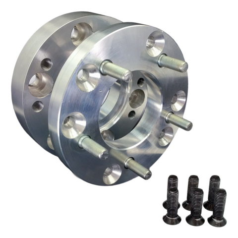 thumbnail image 2 of Wheel Adapters & Spacers – 5x135 To 6x5.5, 2” Thick, Forged Aluminum, 5 To 6 Lug Conversion With Lug Nuts 2 of 4
