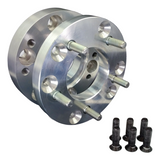 6x135 to 5x120 US Made 2-pc Wheel Adapters 14x1.5 studs 2" Thick 87.1mm bore x 2