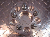 5x130 to 5x112 US Wheel Adapters 19mm Thick 12x1.5 Lug Stud 3/4" Spacers x2 71.5