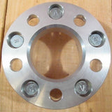 5x5 (127) to 5x100 / 71.5mm Wheel Adapters 1" Thick 1/2x20 Lug Studs Billet Spacers x2