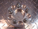 5x4.5 to 5x4.5 / 5x114.3 US Wheel Adapters 19mm 3/4" Spacers 74mm 1/2in stud x2