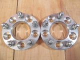 5x98 to 5x100 / 60mm US Made Wheel Adapters 1" Thick 12x1.5 Lug Studs Billet Spacers x2